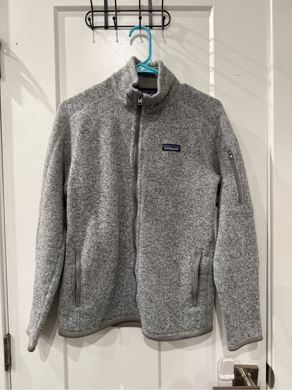 Patagonia Gray Heather Lightweight Full-Zip Jacket